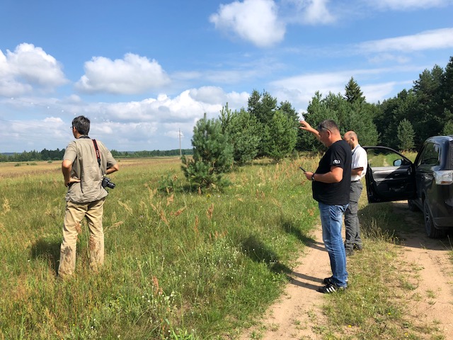 BirdLife representatives visited project territory near Kretuonas lake